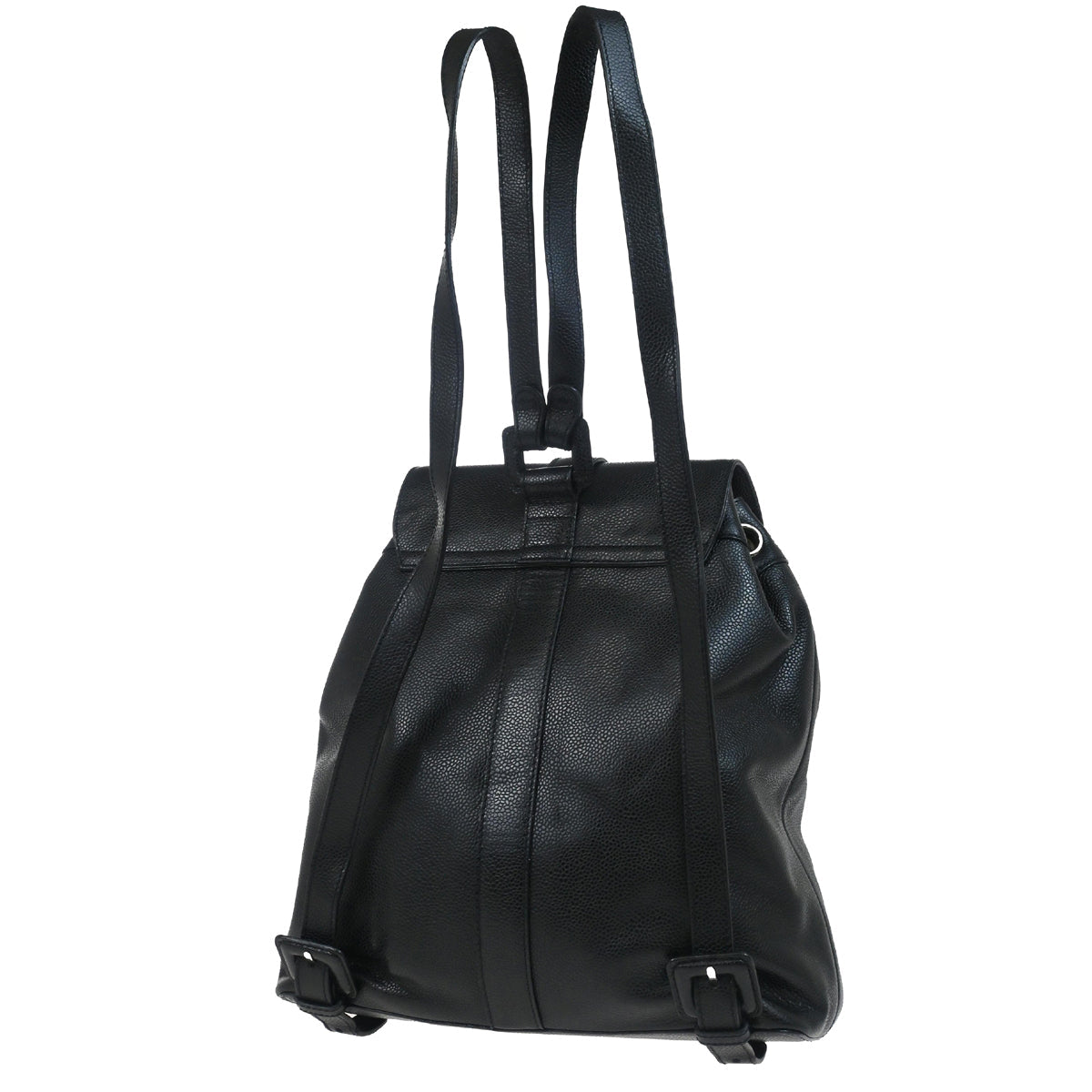 Chanel 1997-1999 Black Caviar Backpack