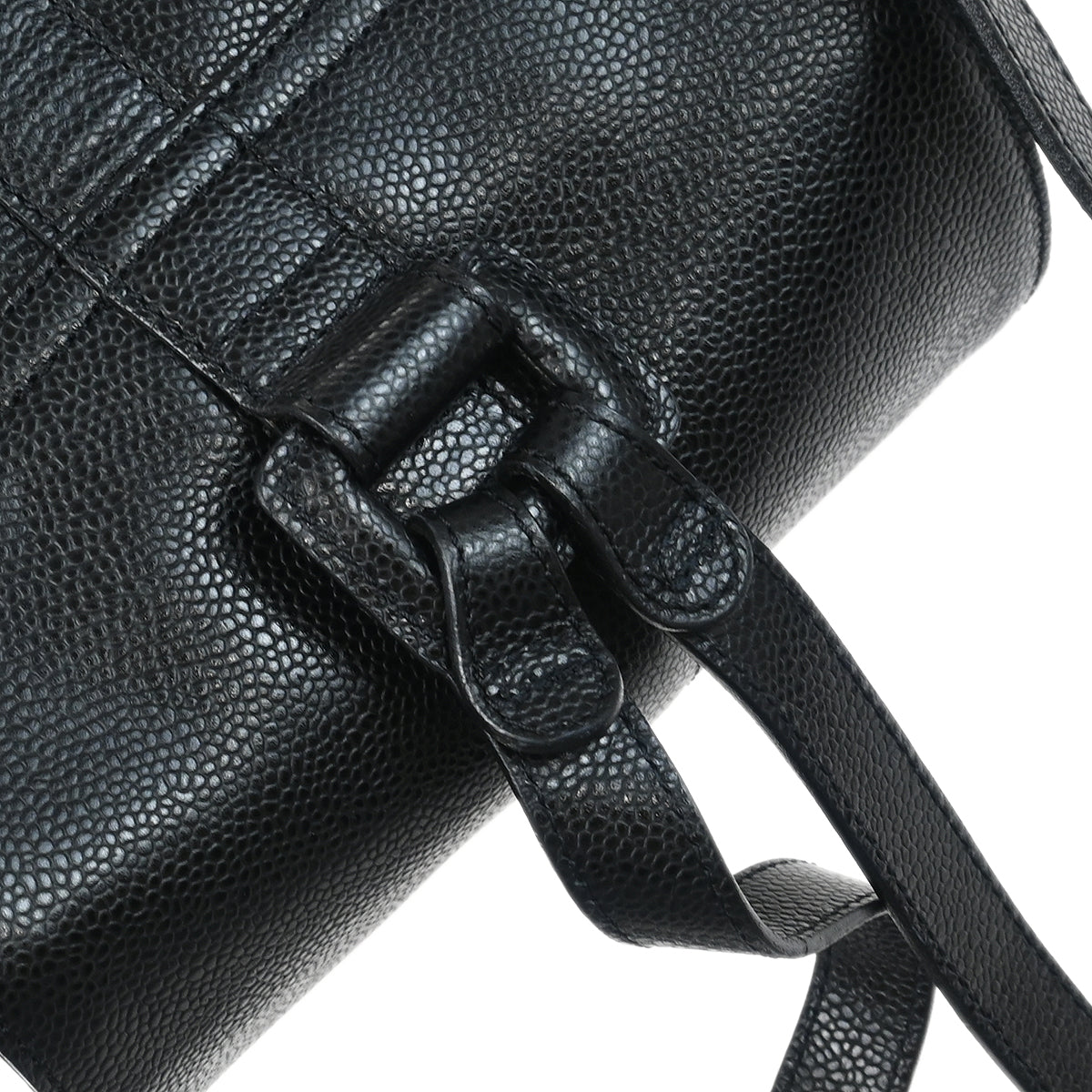 Chanel 1997-1999 Black Caviar Backpack