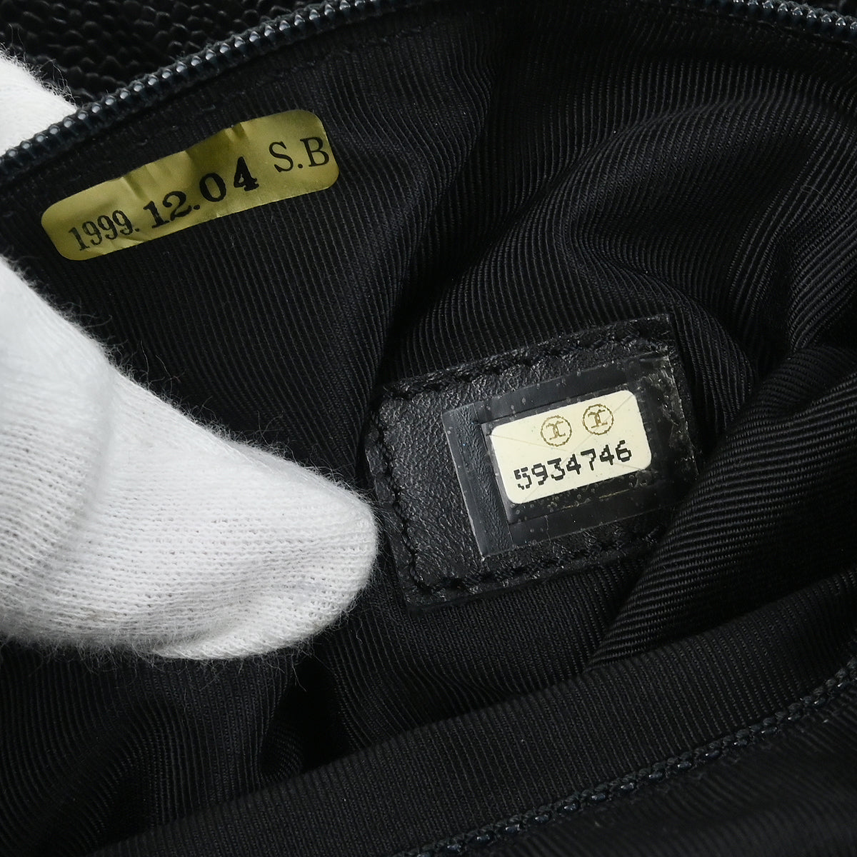 Chanel 1997-1999 Black Caviar Backpack