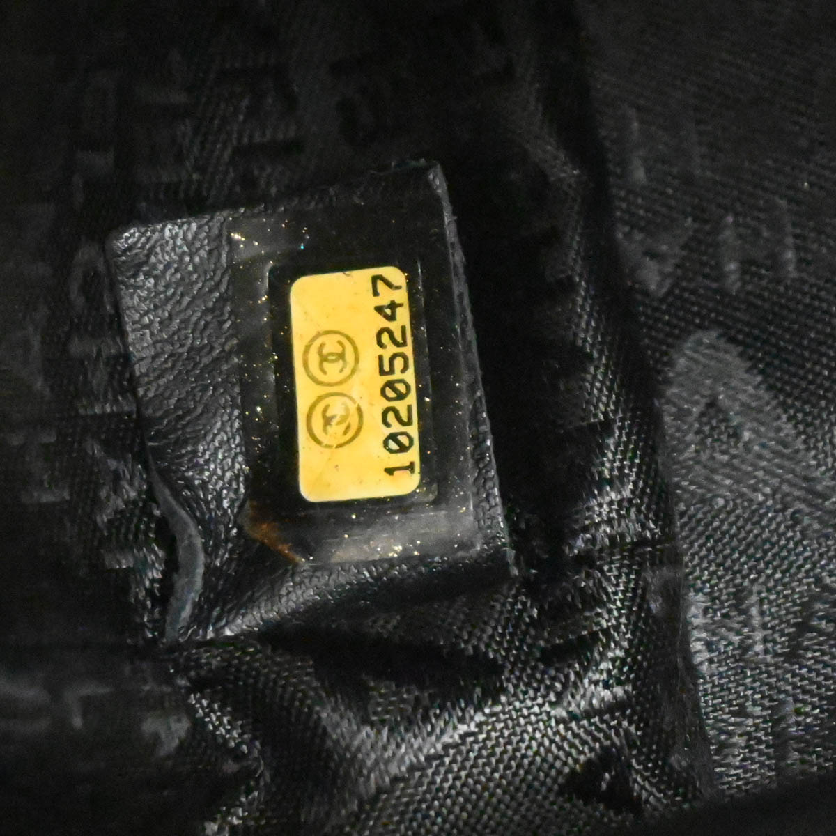 Chanel 2005-2006 Black Caviar Choco Bar Tote Bag