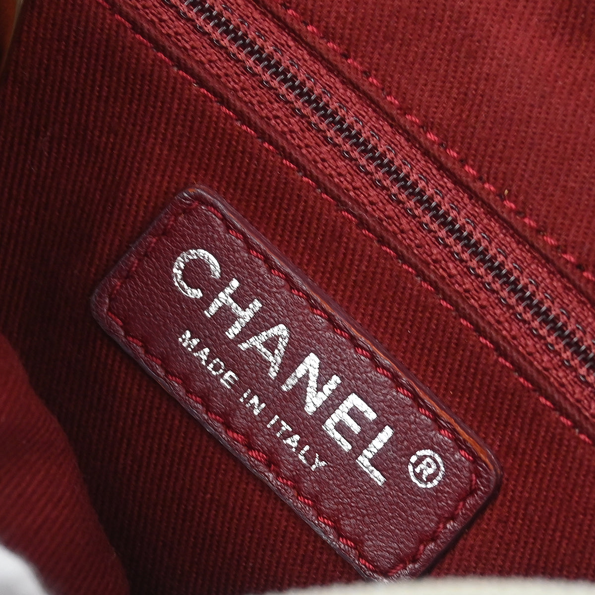 Chanel 2006-2008 Light Gray Calfskin Cambon Ligne Handbag