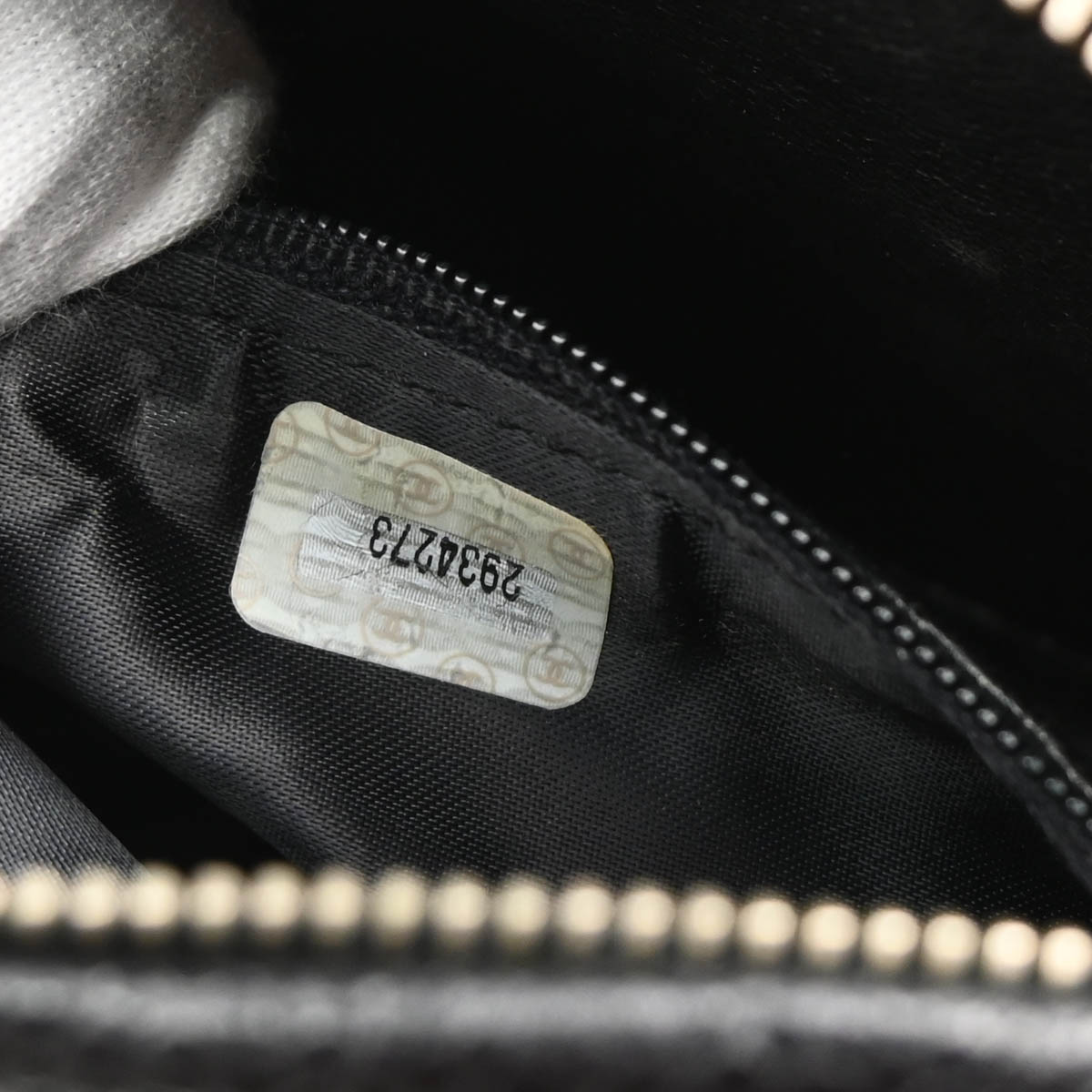 Chanel 1991-1994 Black Caviar Camera Bag Mini