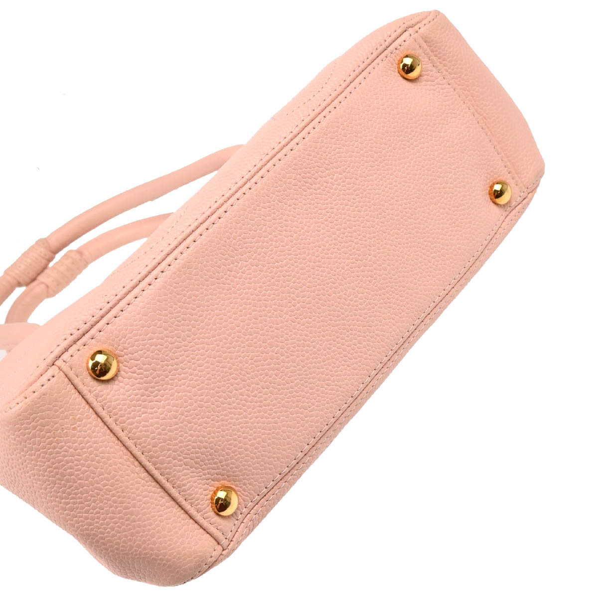 Chanel 2004-2005 Pink Caviar Triple CC Tote Handbag