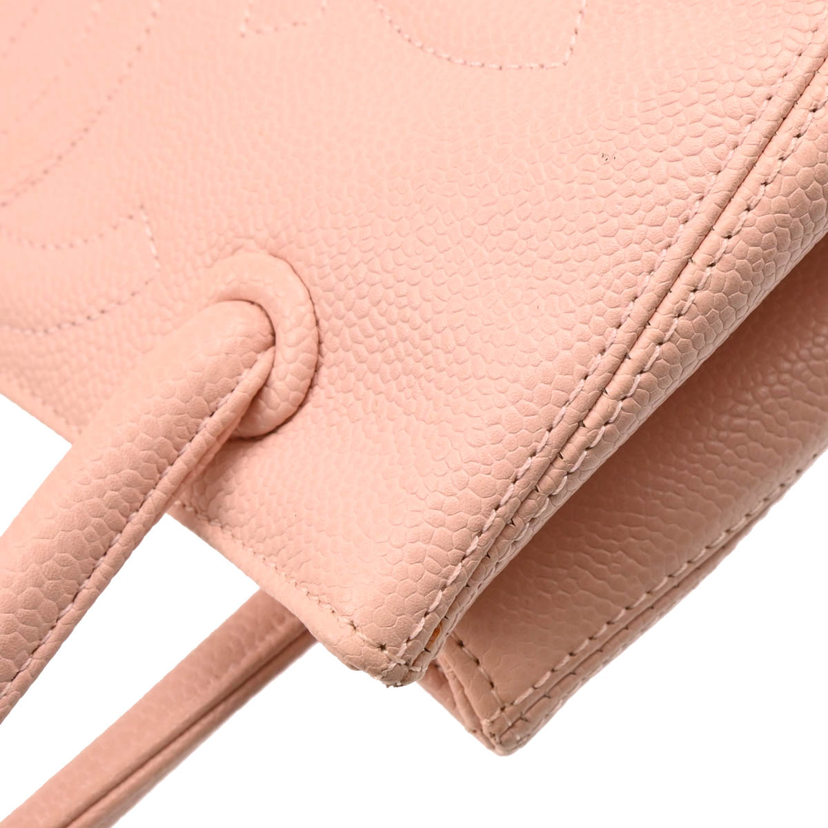 Chanel 2004-2005 Pink Caviar Triple CC Tote Handbag