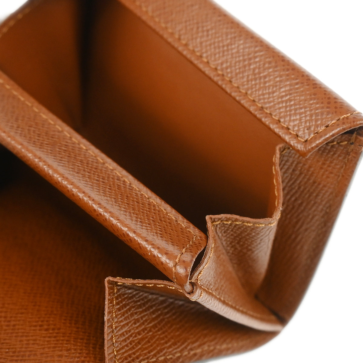 Louis Vuitton 2006 Monogram Porte Monnaie Plat Coin Case Wallet M61930