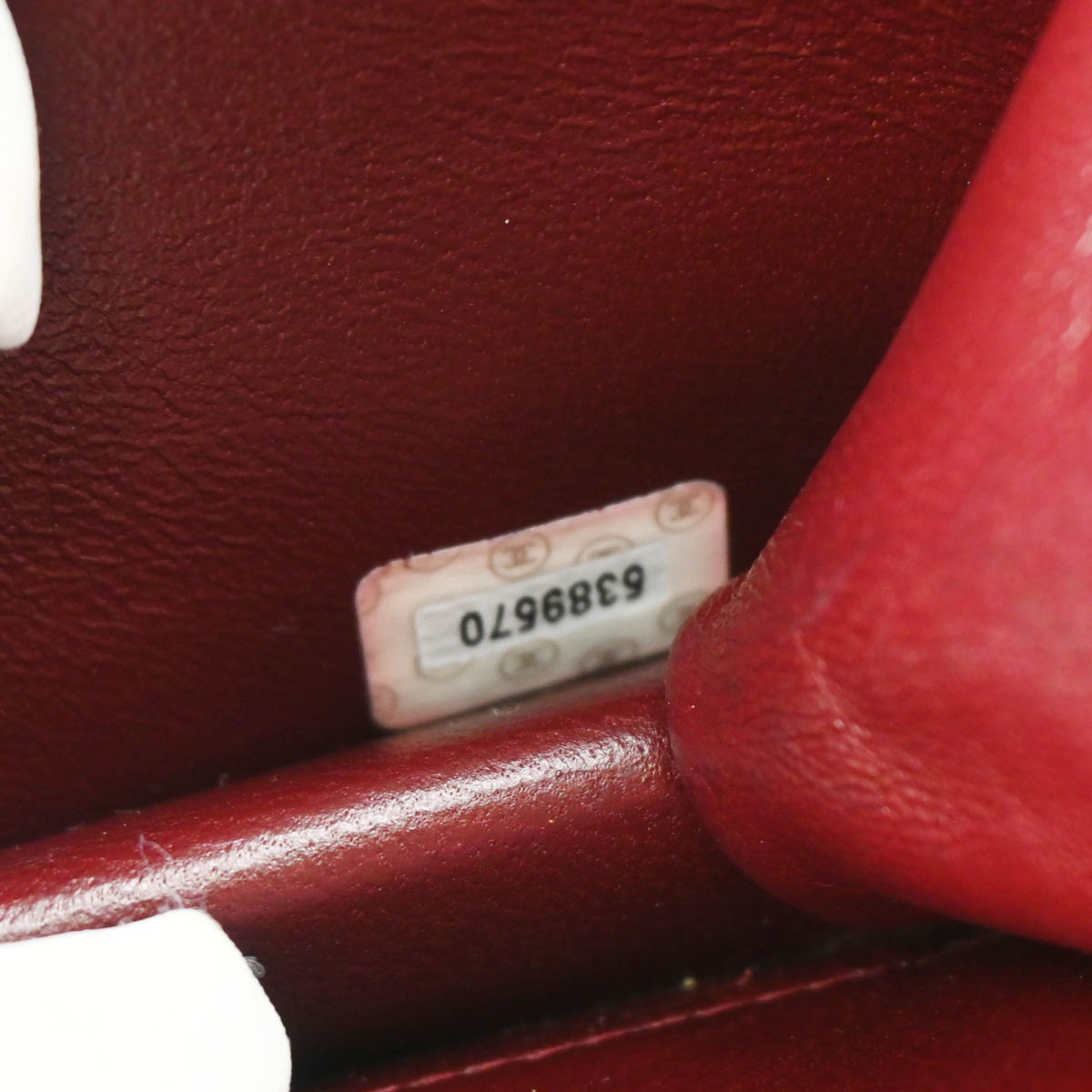 Chanel 1997-1999 Black Lambskin Pushlock Mini Full Flap Shoulder Bag