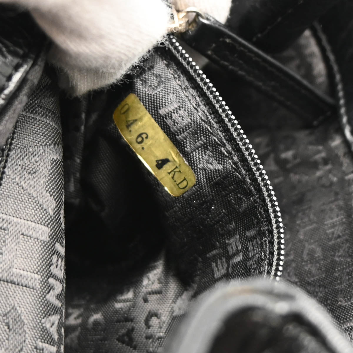 Chanel 2003-2004 Black Calfskin Mademoiselle Lock Chain Shoulder Bag