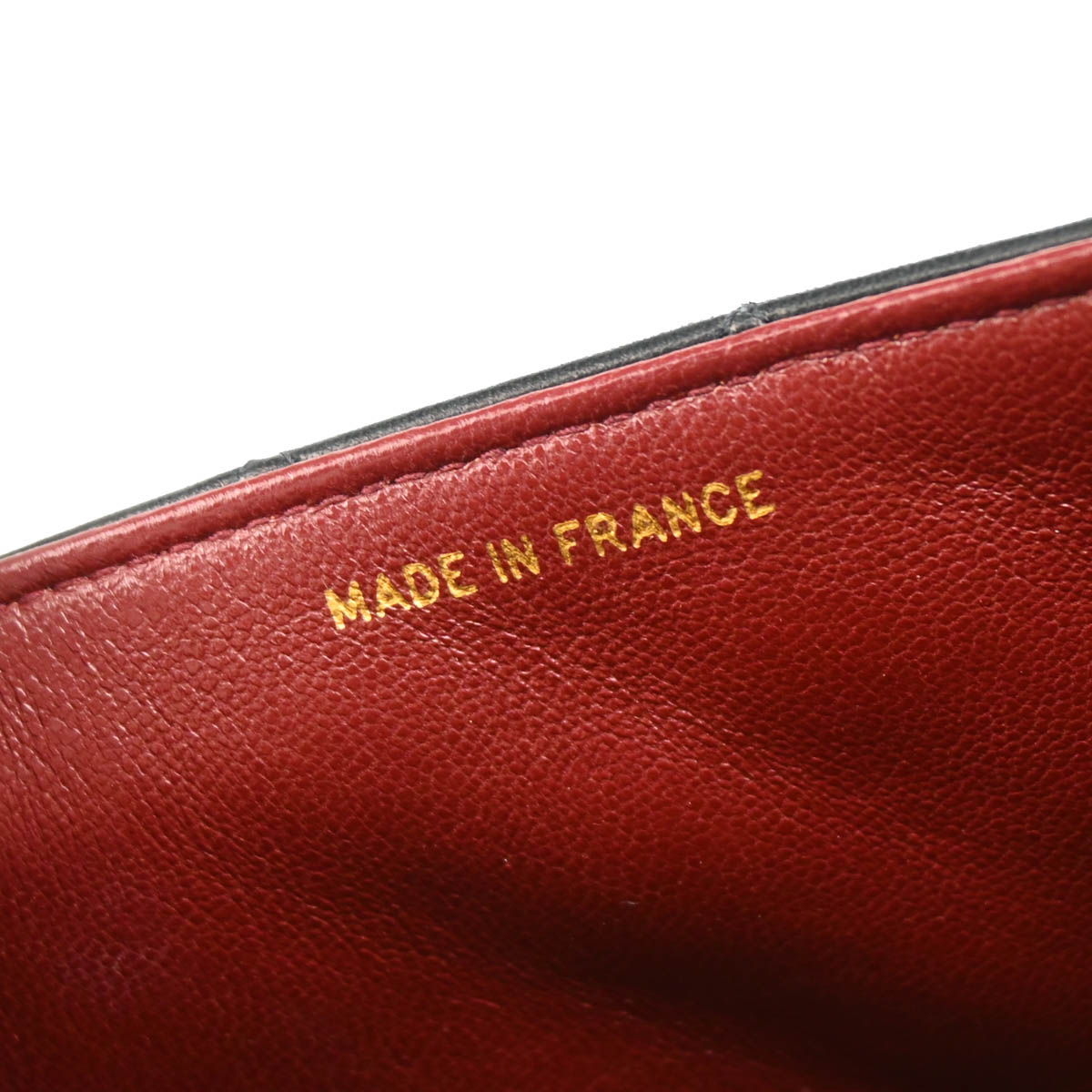 Chanel 1991-1994 Black Lambskin Chain Shoulder Bag