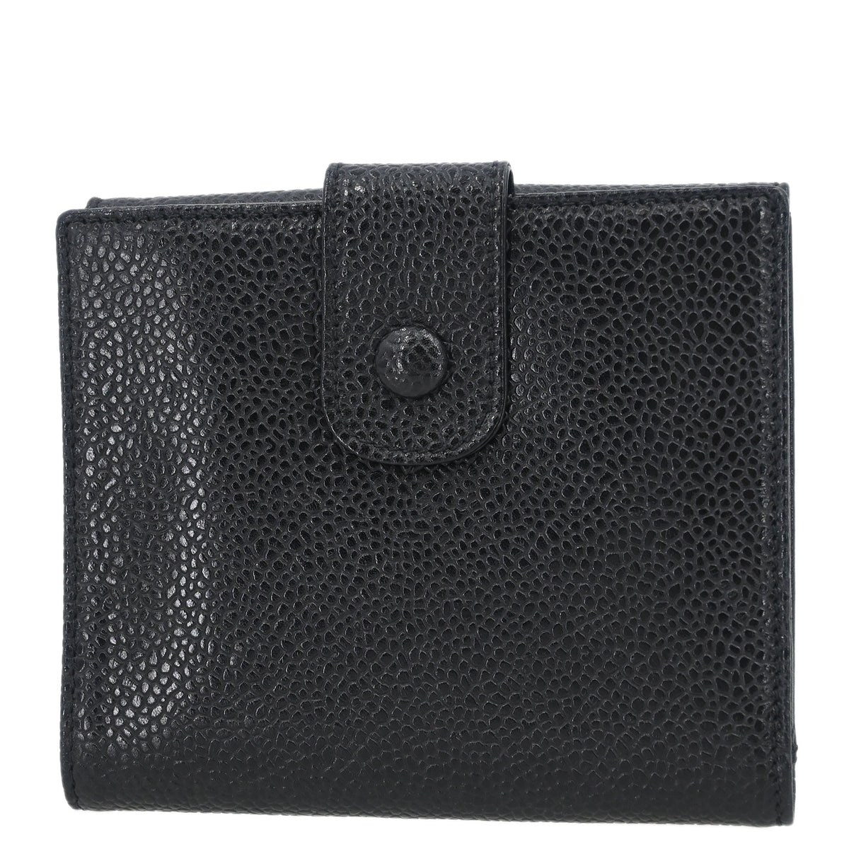 Chanel 1996-1997 Black Caviar Bifold Wallet