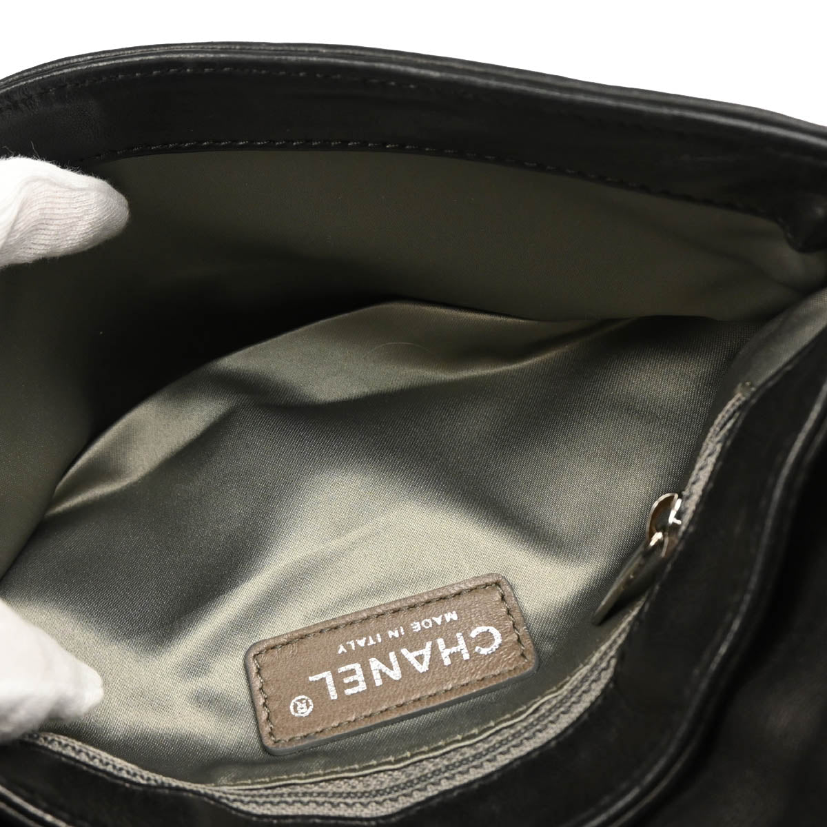Chanel 2006-2008 Black Lambskin Shoulder Bag