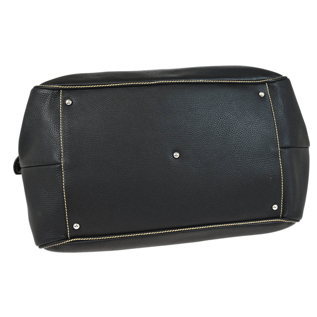 Chanel 2003-2004 Black Calfskin 2way Duffle Handbag