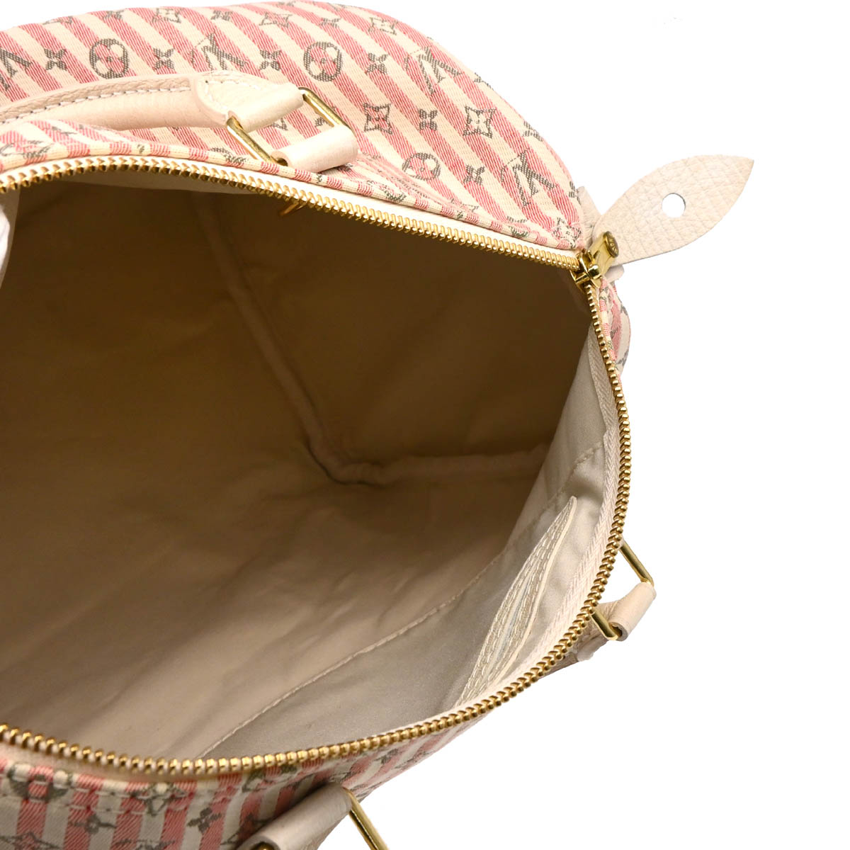 Louis Vuitton 2007 Rouge Monogram Mini Lin Croisette Speedy 30 M95501