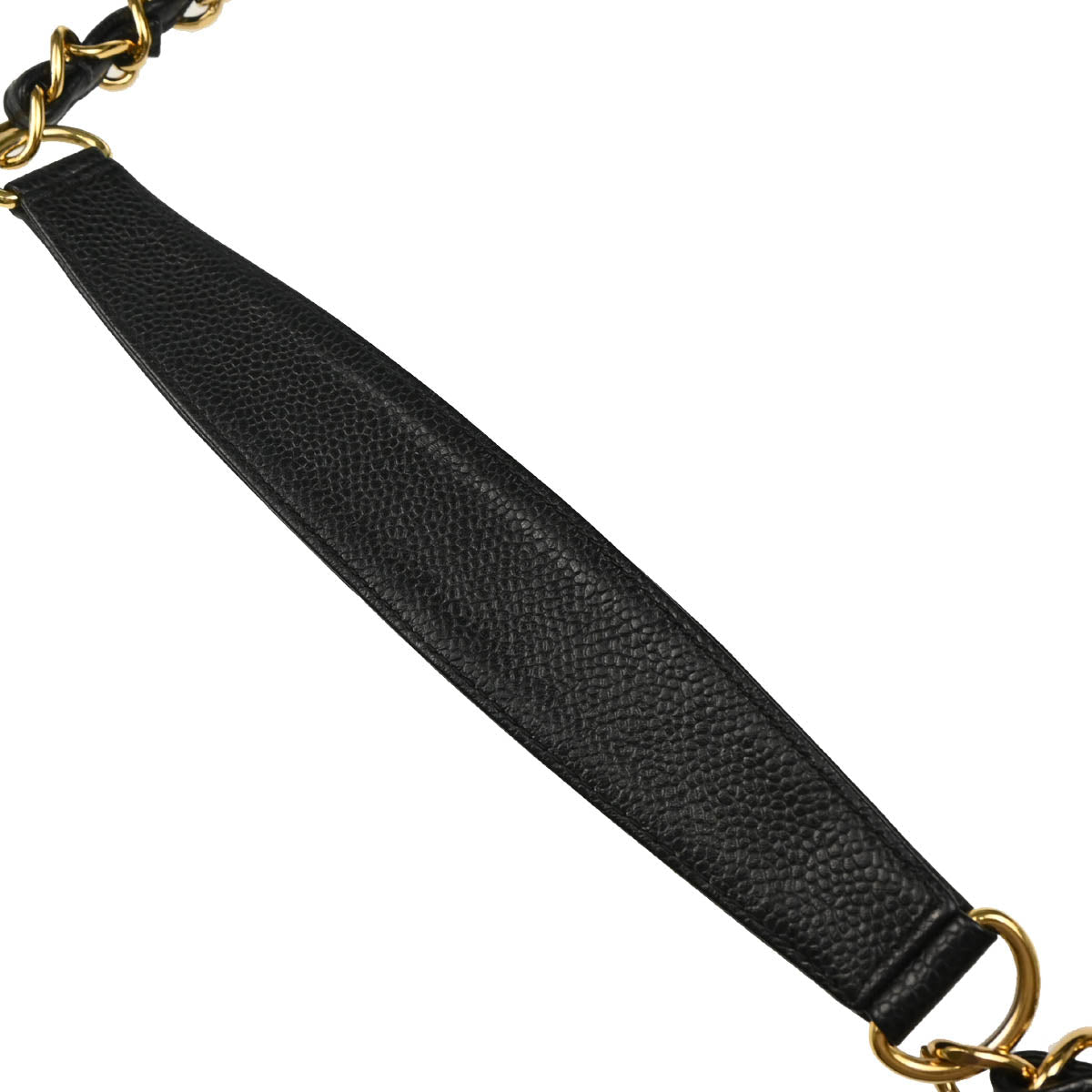 Chanel 2002-2003 Black Caviar Shoulder Bag