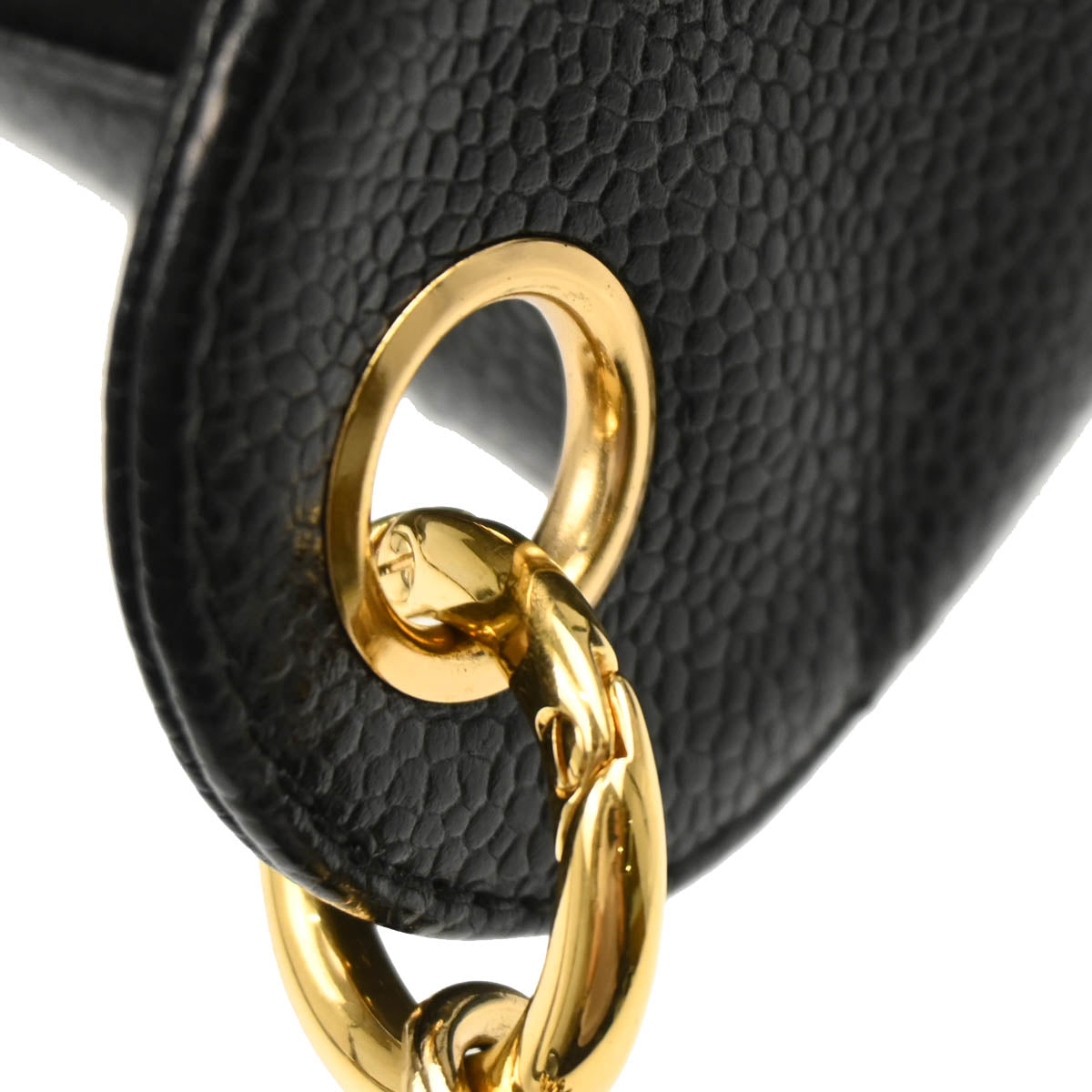 Chanel 2002-2003 Black Caviar Shoulder Bag