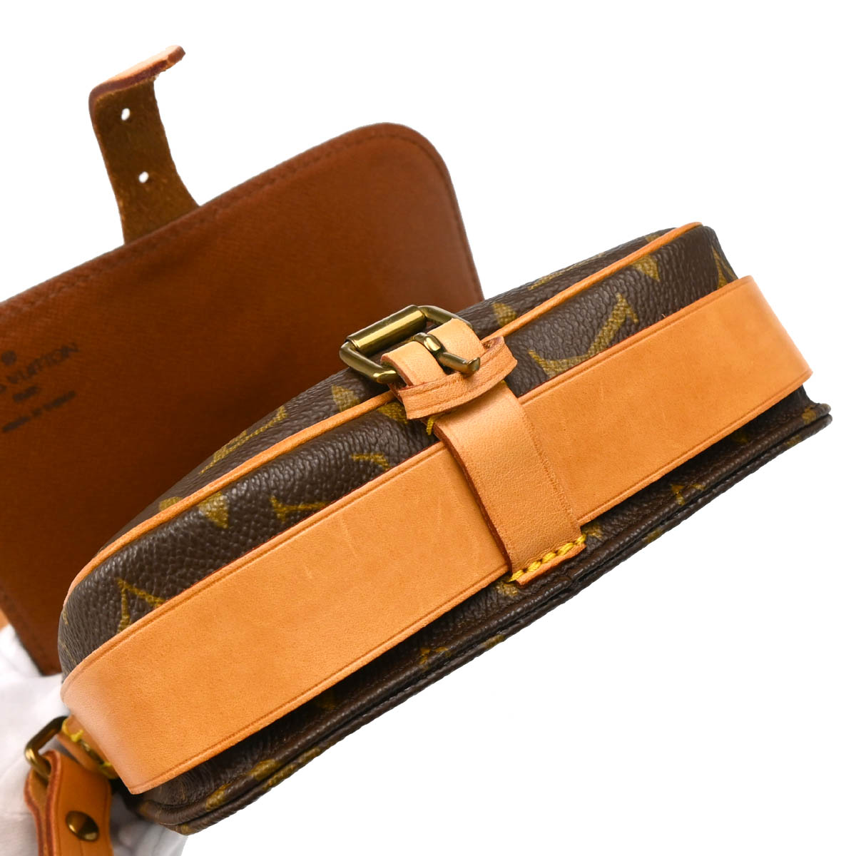 Louis Vuitton 1993 Monogram Cartouchiere PM Shoulder Bag M51254
