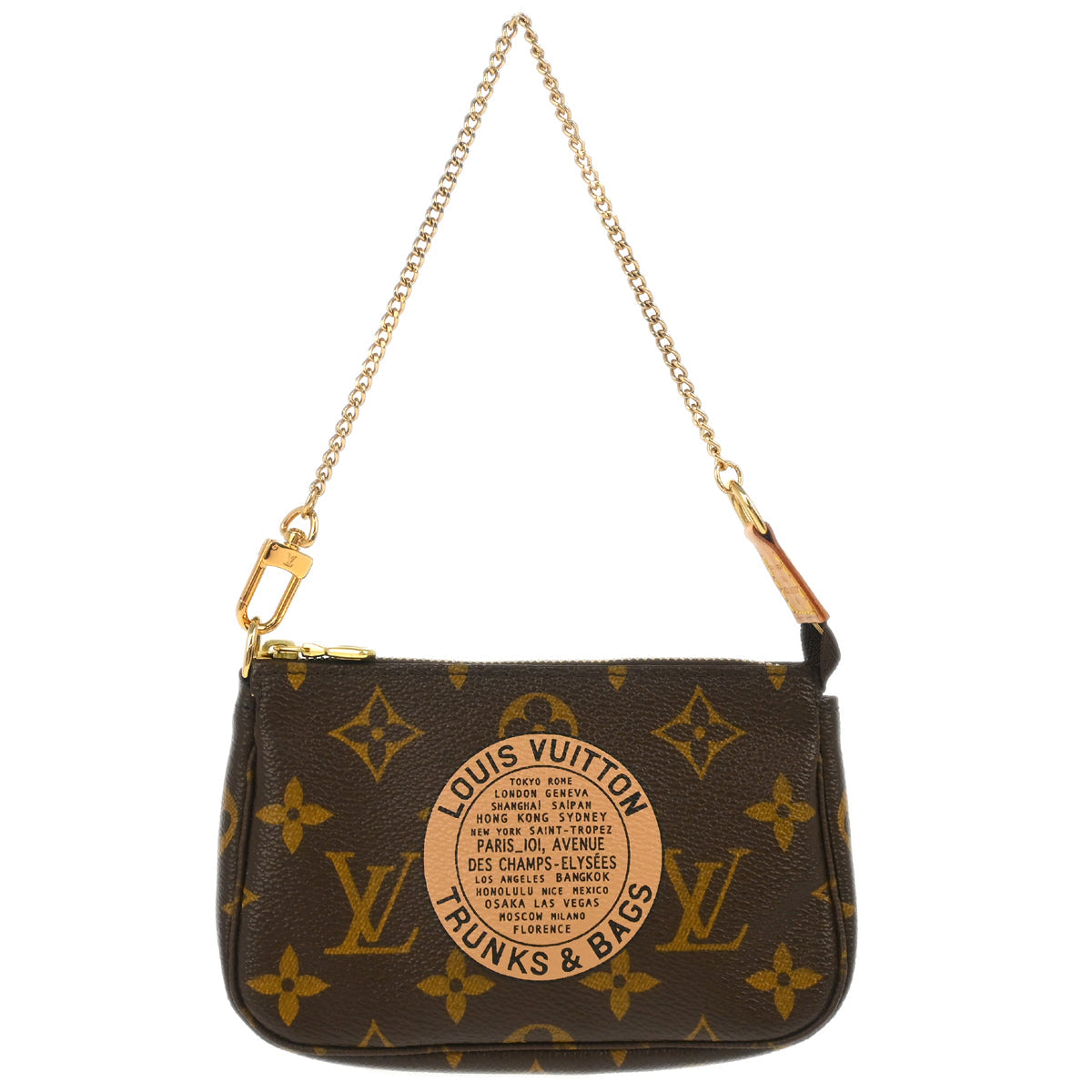 Louis Vuitton 2007 Monogram Mini Pochette Accessoires Handbag M60153