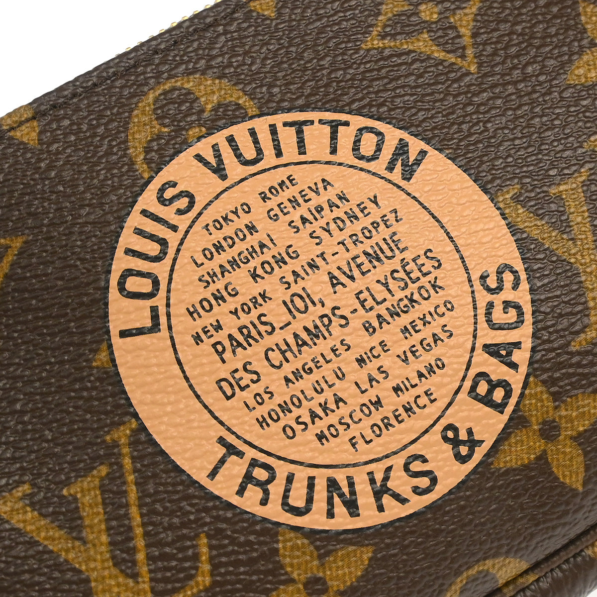 Louis Vuitton 2007 Monogram Mini Pochette Accessoires Handbag M60153