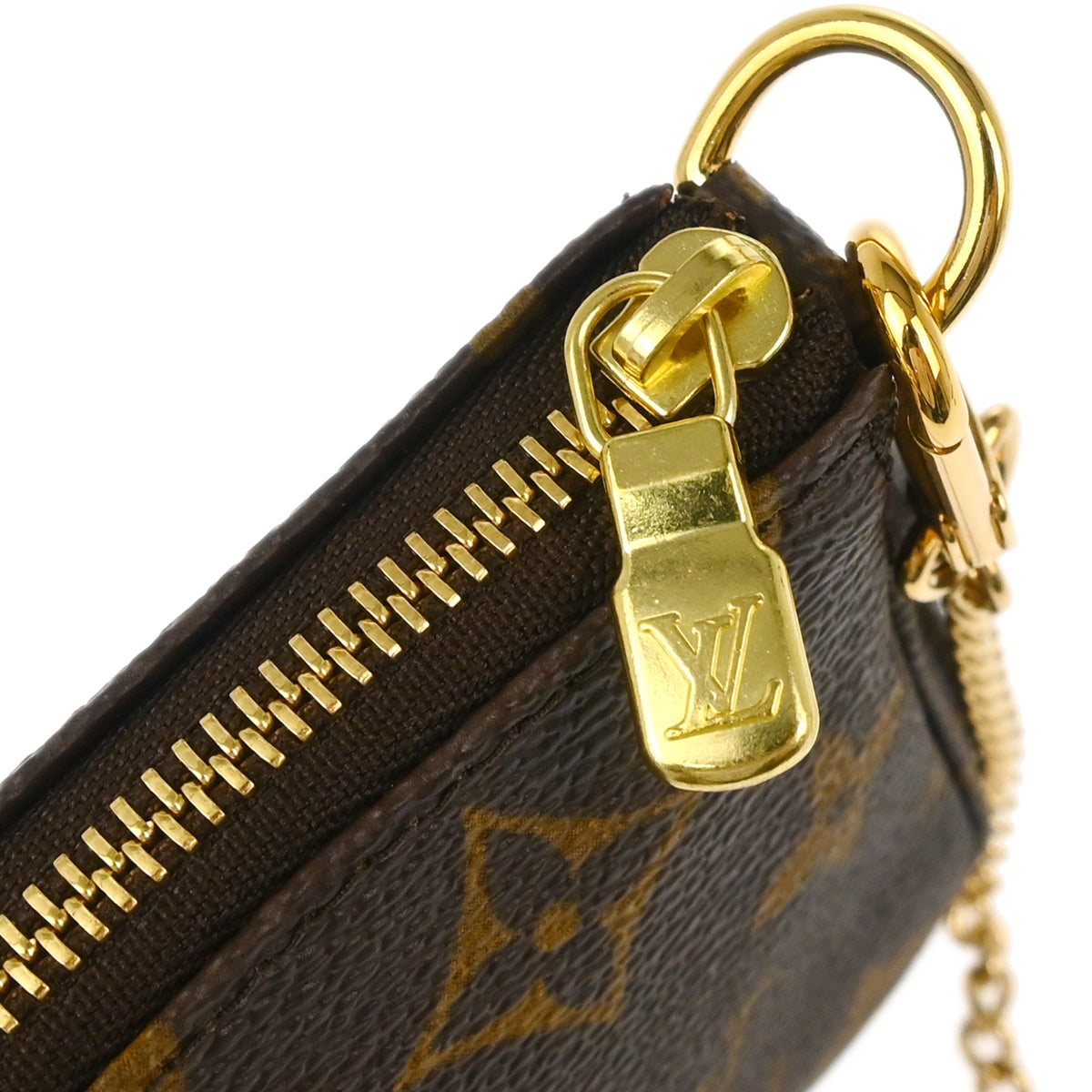 Louis Vuitton 2005 Monogram Mini Pochette Accessoires Handbag M58009
