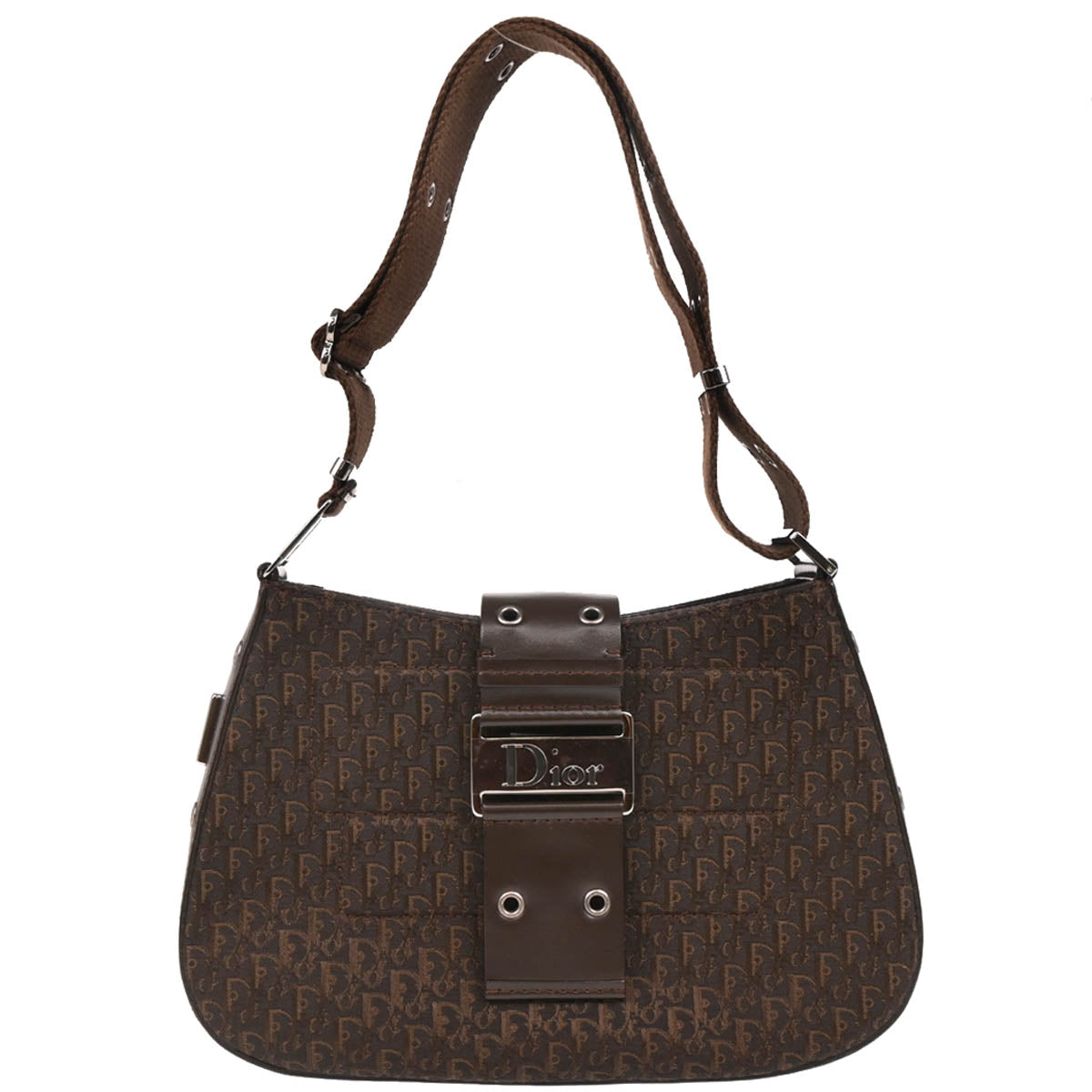 Christian Dior 2002 Brown Trotter Street Chic Shoulder Bag