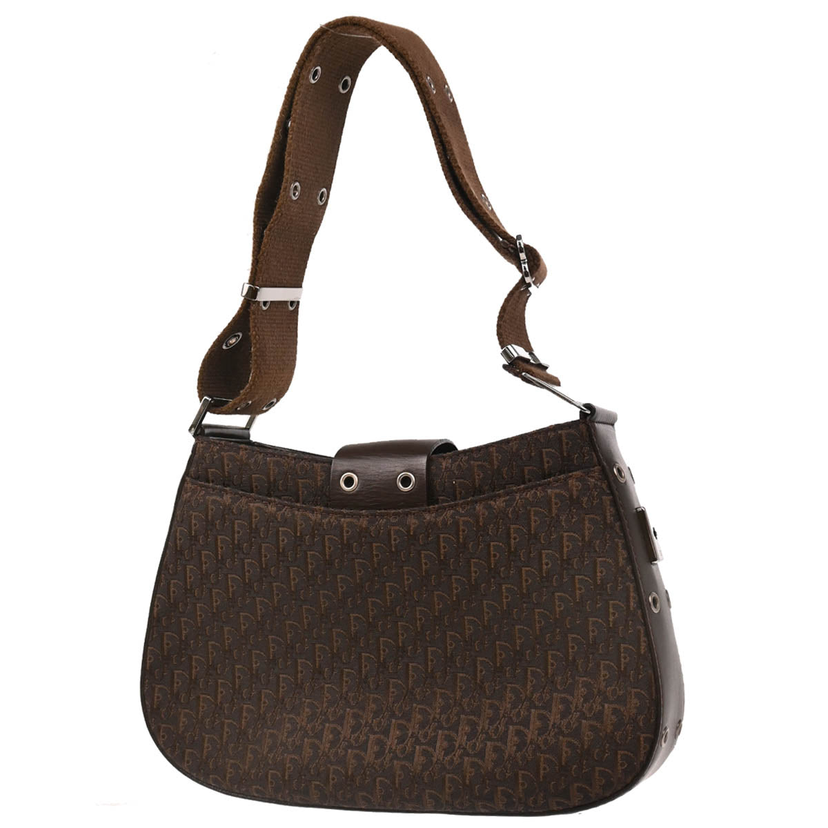 Christian Dior 2002 Brown Trotter Street Chic Shoulder Bag