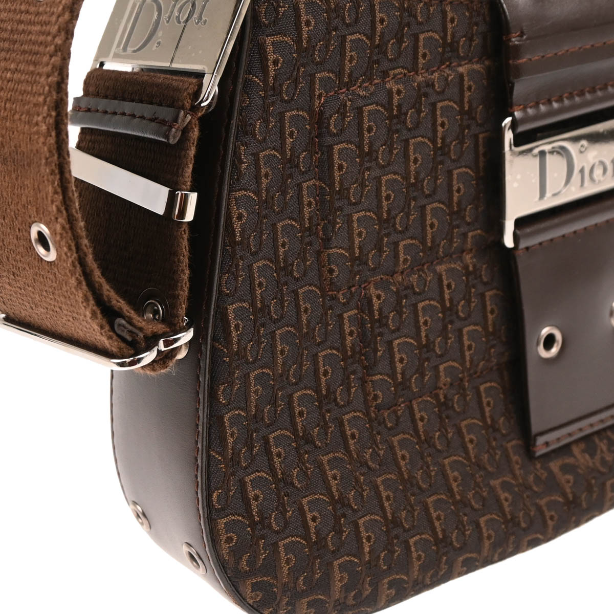 Christian Dior 2002 Brown Trotter Street Chic Shoulder Bag