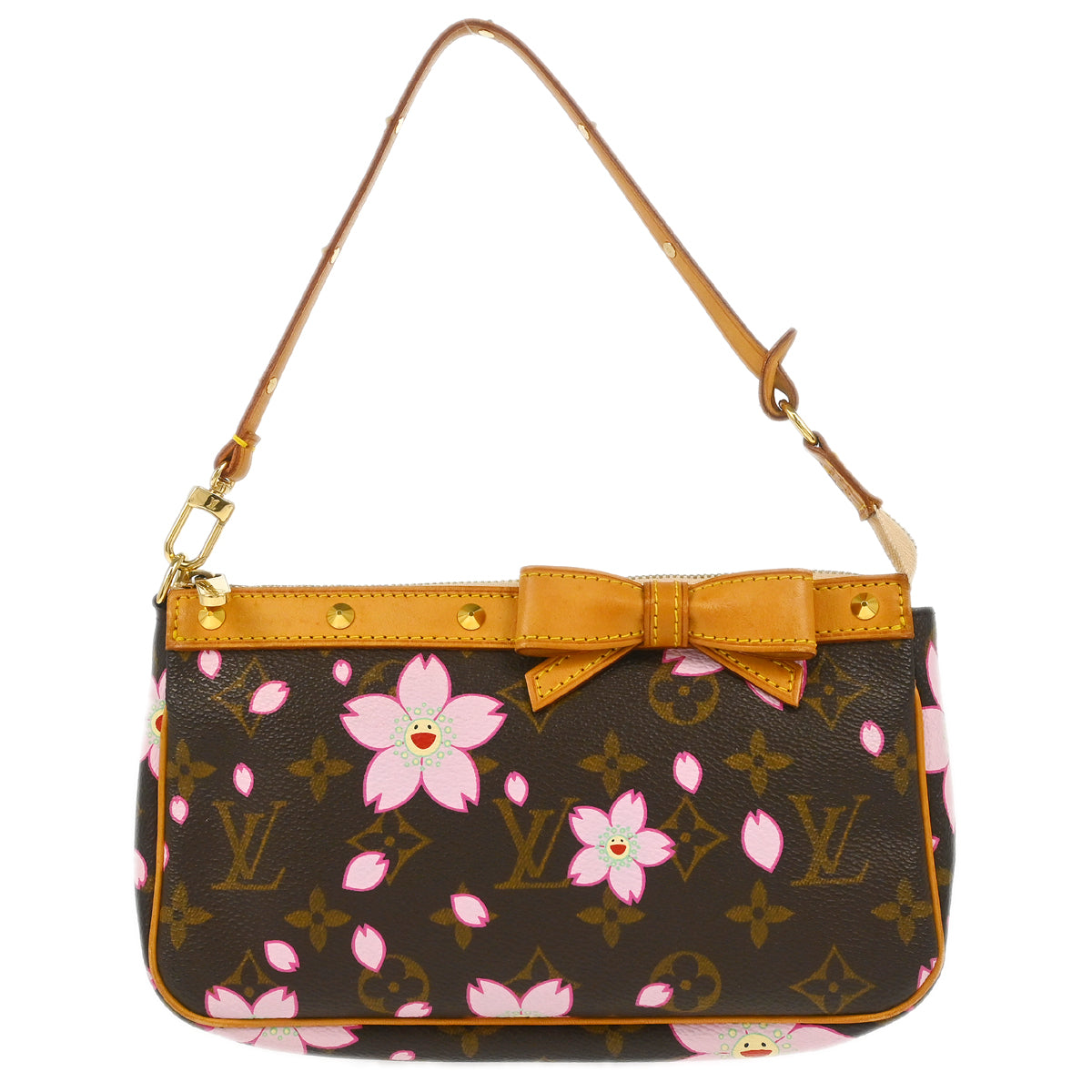 Louis Vuitton 2003 Cherry Blossom Pochette Accessoires Handbag M92006