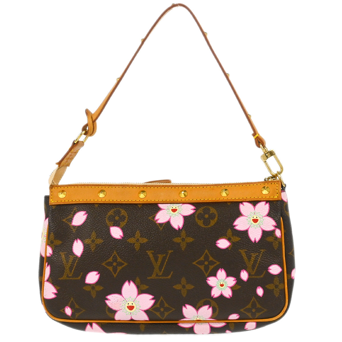 Louis Vuitton 2003 Cherry Blossom Pochette Accessoires Handbag M92006