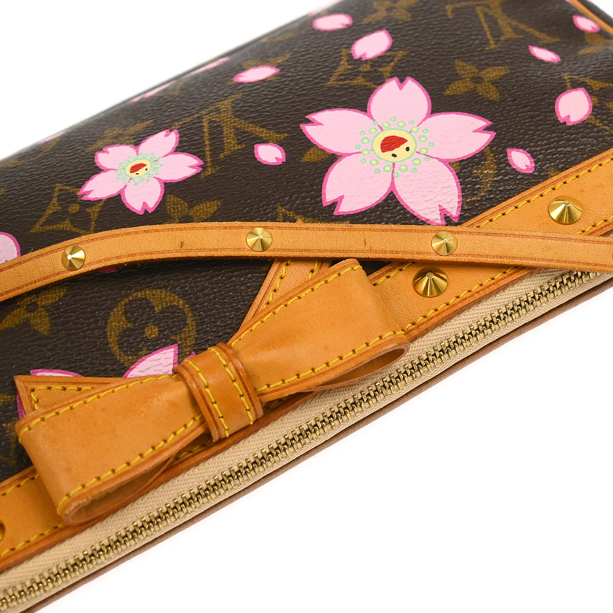 Louis Vuitton 2003 Cherry Blossom Pochette Accessoires Handbag M92006