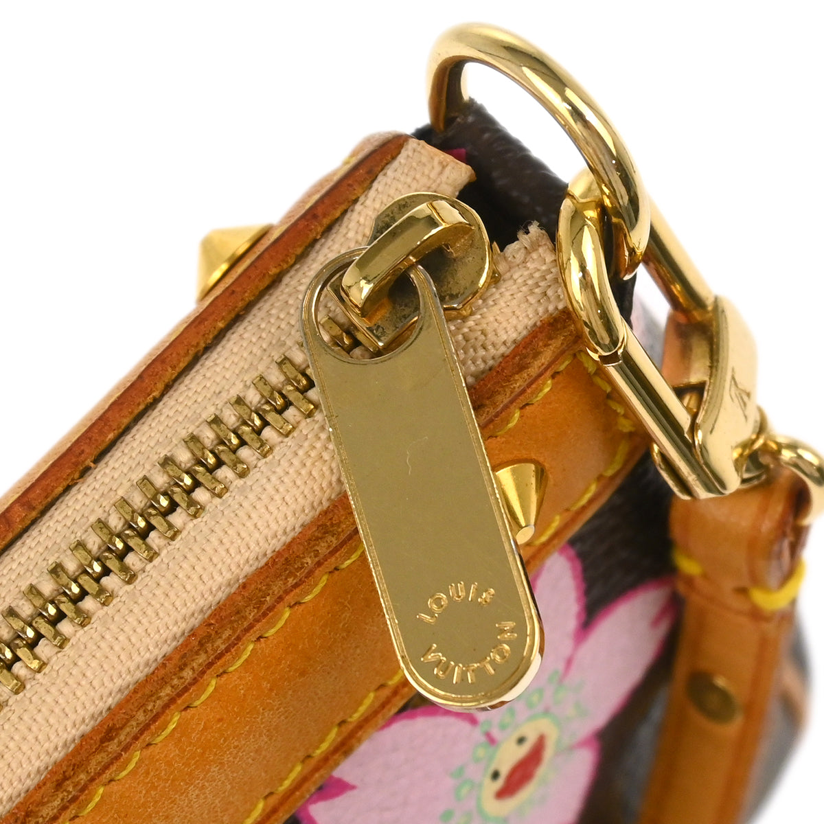 Louis Vuitton 2003 Cherry Blossom Pochette Accessoires Handbag M92006
