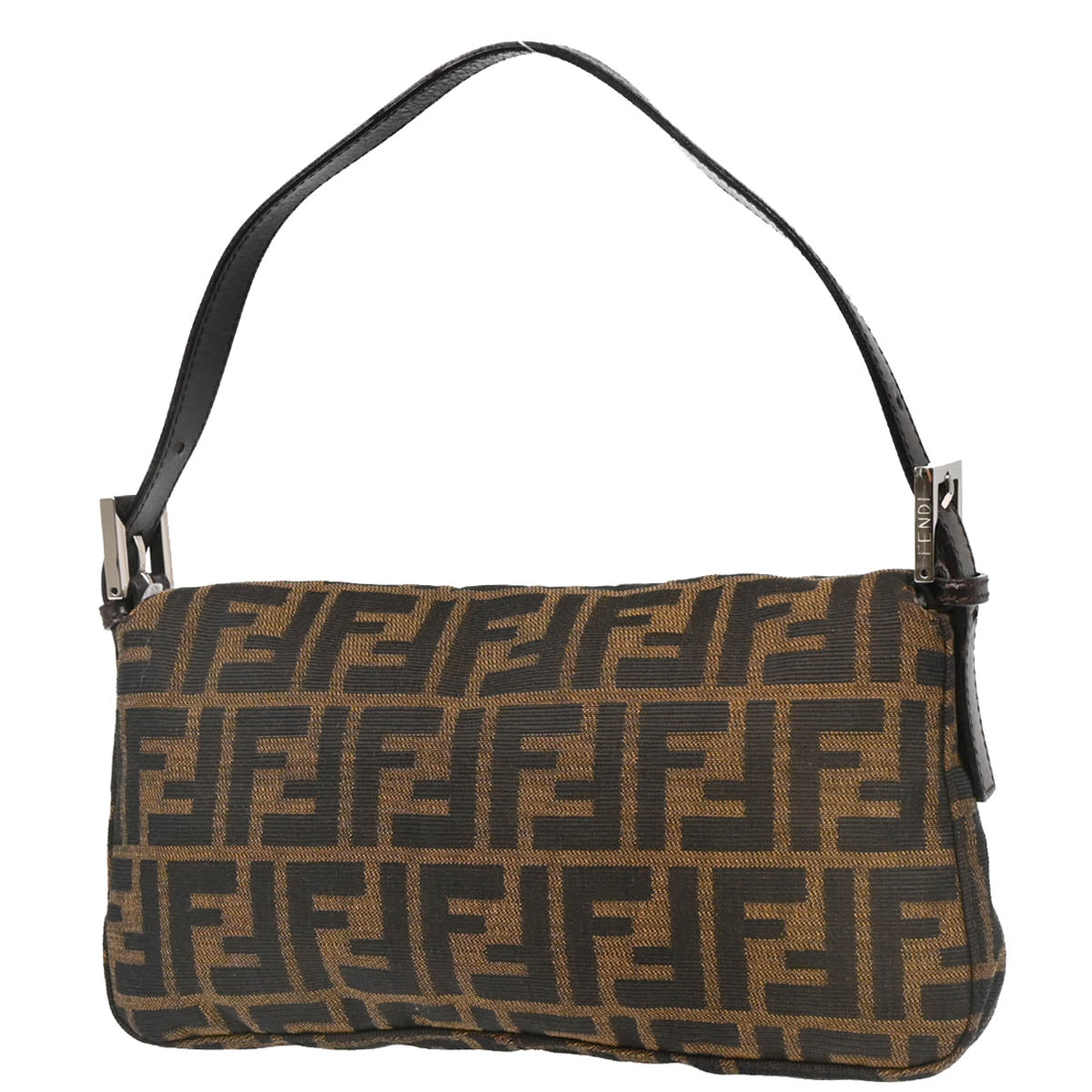 Fendi Brown Zucca Baguette Handbag