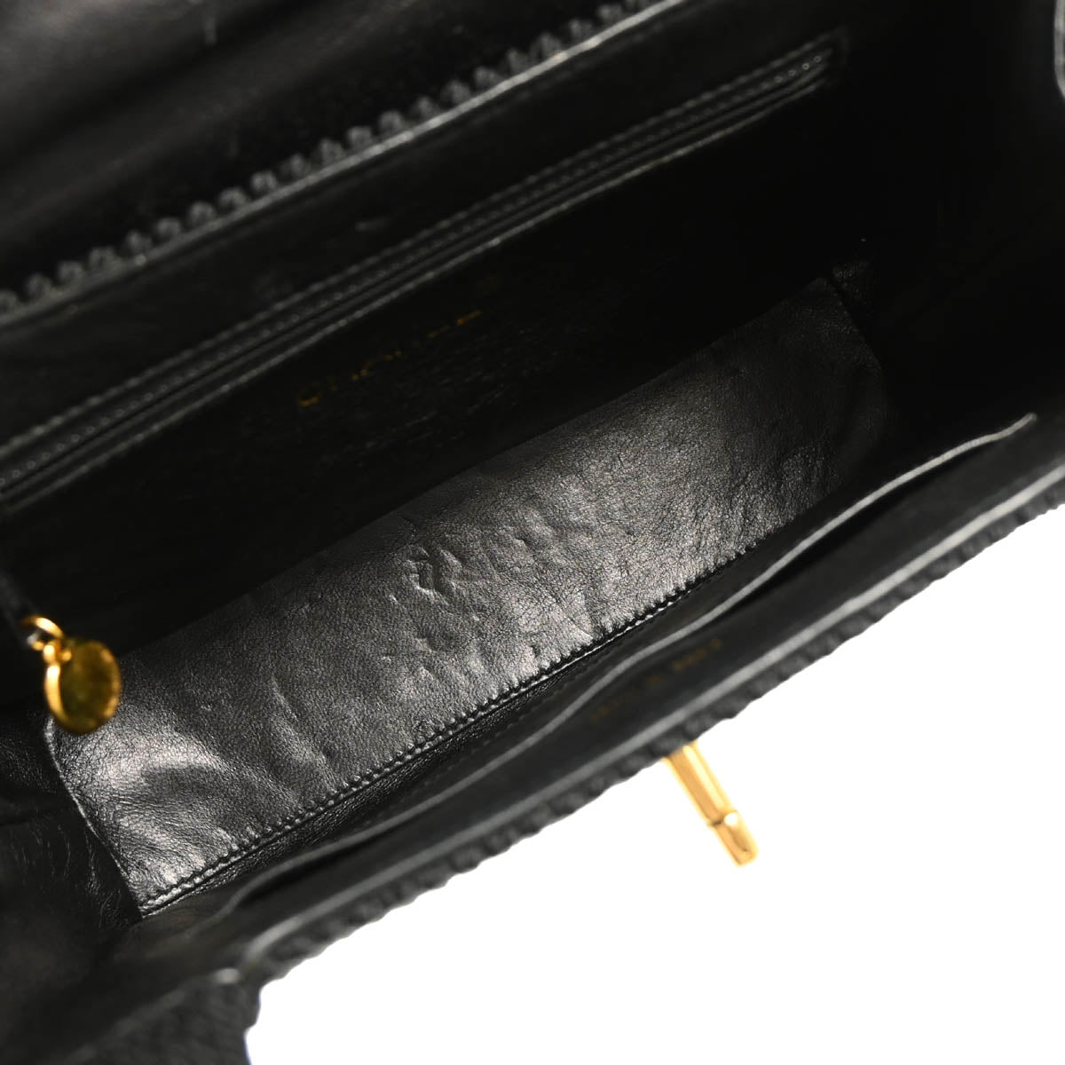 Chanel 1997-1999 Black Silk Rope Bag Woven Handbag