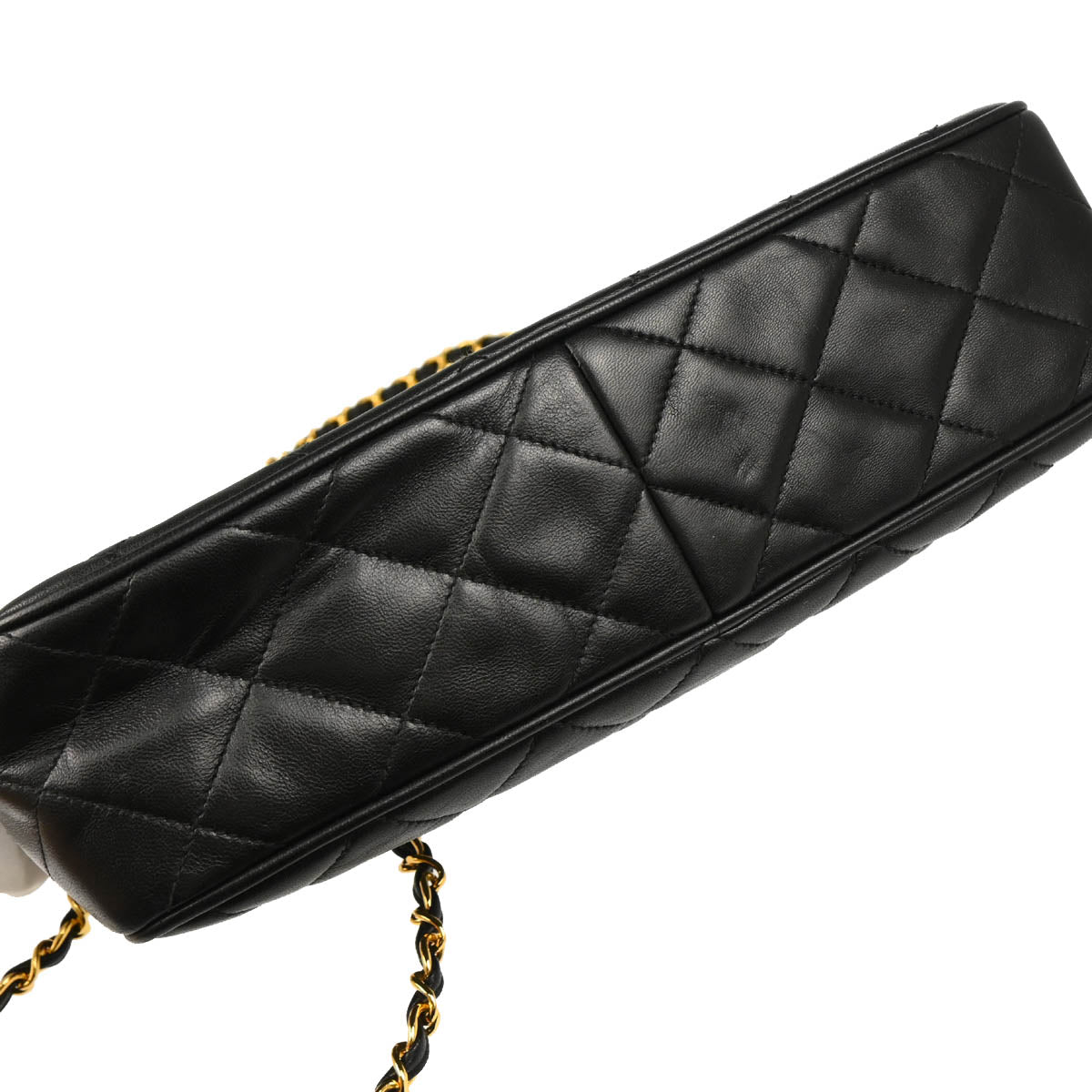Chanel 1994-1996 Black Lambskin Camera Bag Large