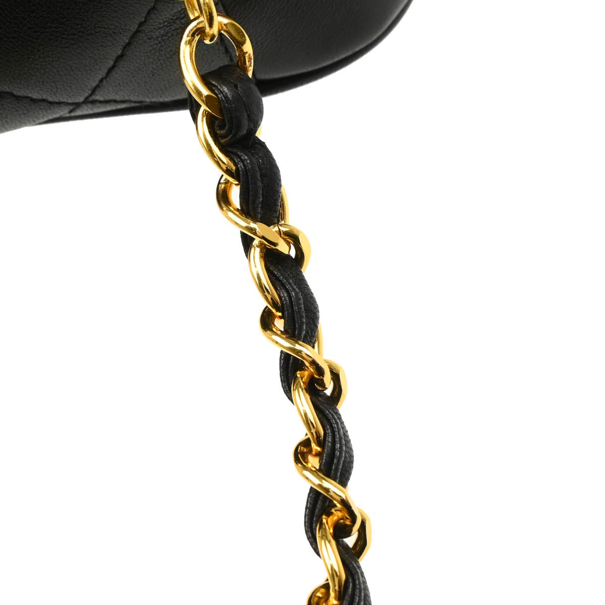 Chanel 1994-1996 Black Lambskin Camera Bag Large