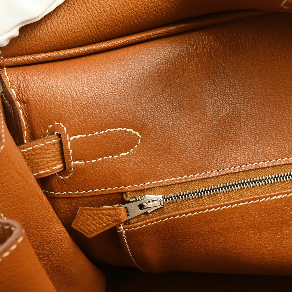 Hermes 2003 Gold Togo Birkin 30 Handbag