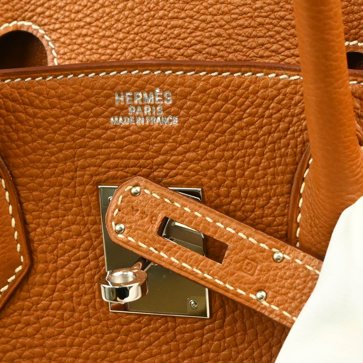 Hermes 2003 Gold Togo Birkin 30 Handbag