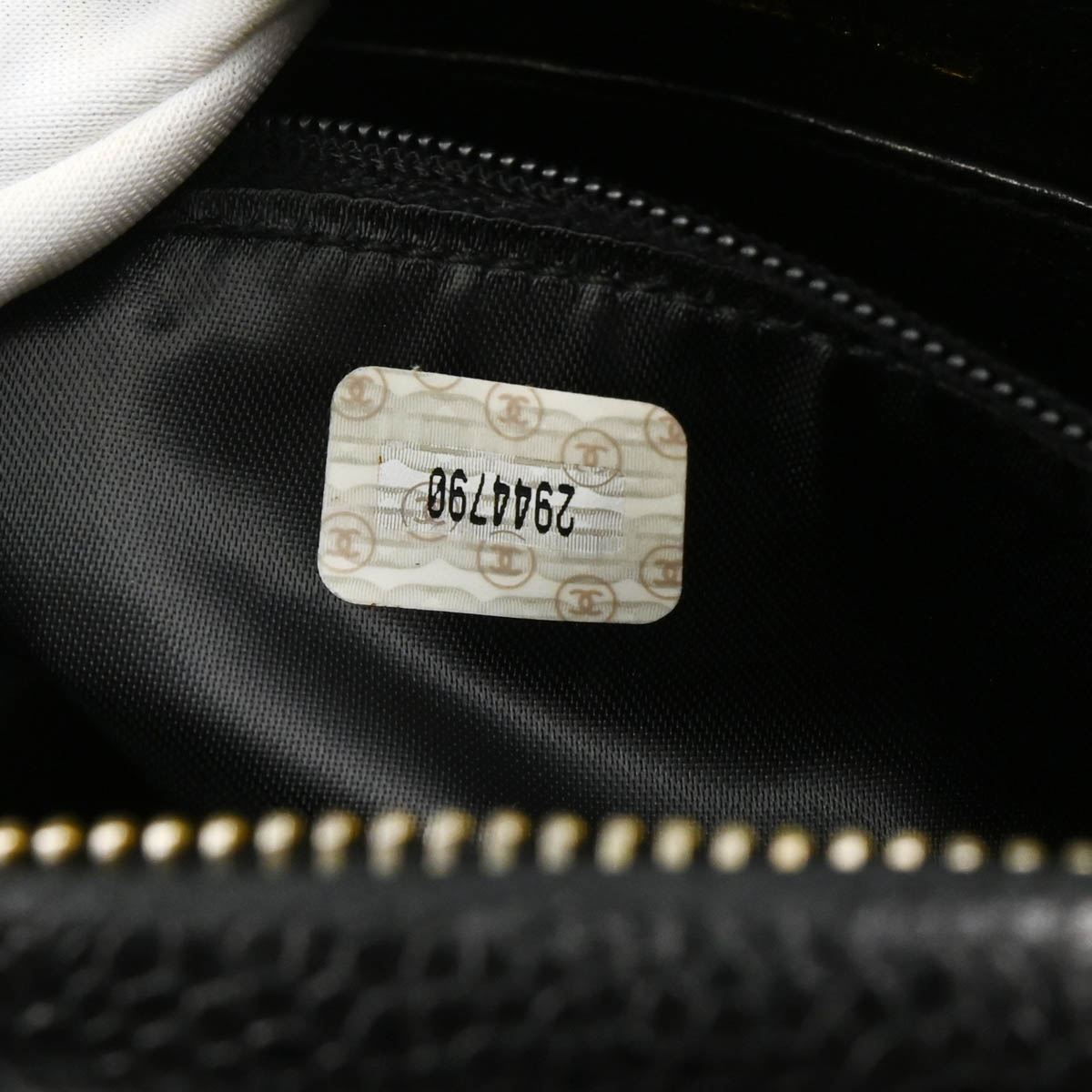 Chanel 1991-1994 Black Caviar Camera Bag