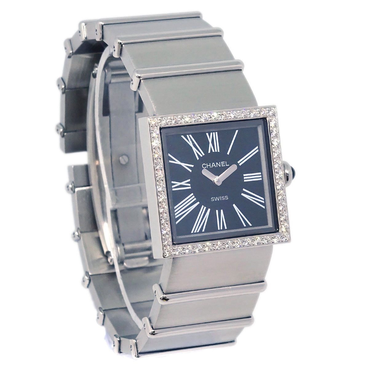 Chanel Mademoiselle Watch SS Diamond