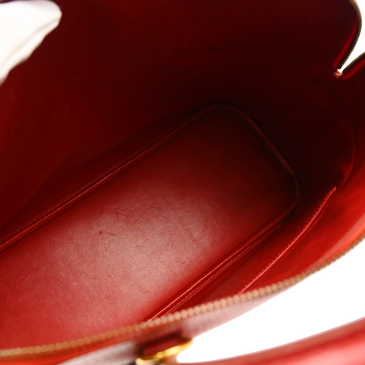 Hermes 1995 Rouge Vif Ardennes Bolide 35 2way Shoulder Handbag