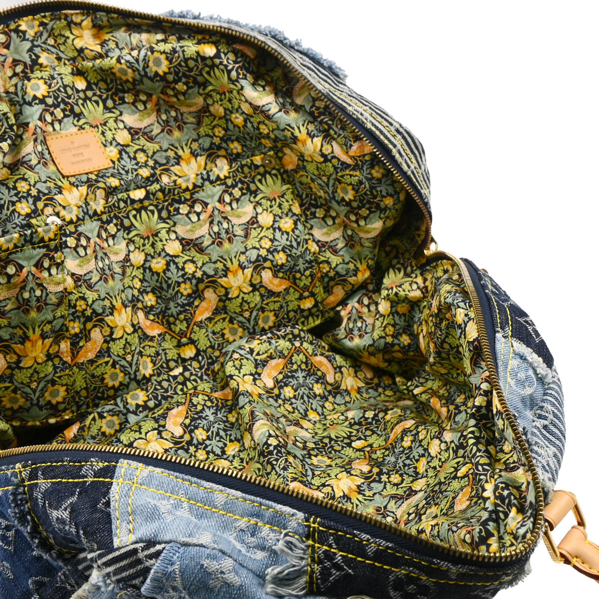 Louis Vuitton 2007 Monogram Denim Patchwork Bowly Shoulder Bag M95376
