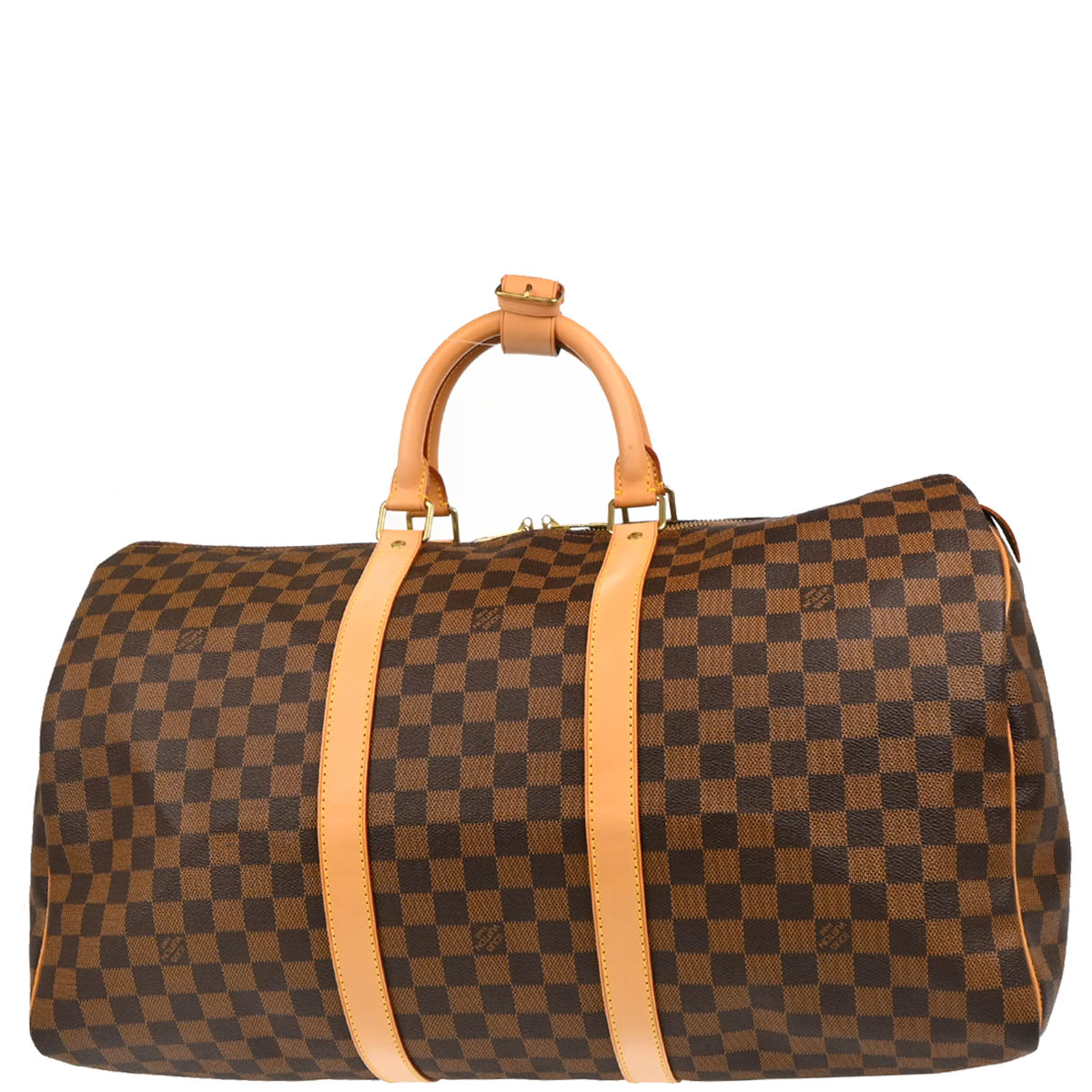 Louis Vuitton 2004 Damier Keepall 50 Travel Duffle Handbag