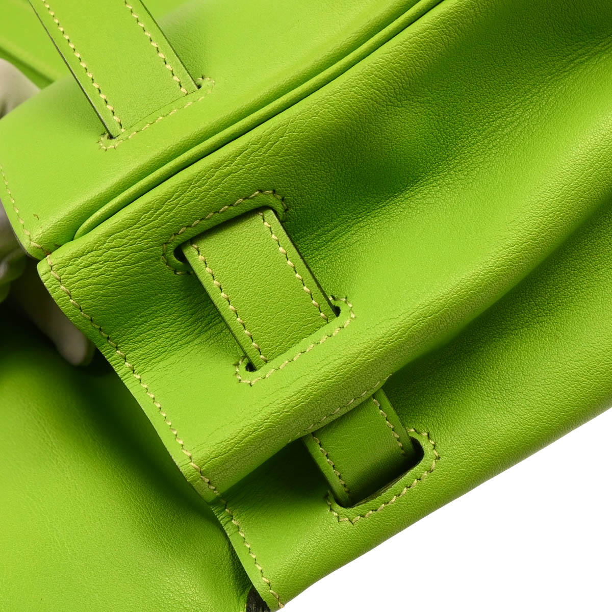Hermes 1996 Apple Green Gulliver Kelly 32 Retourne 2way Shoulder Handbag
