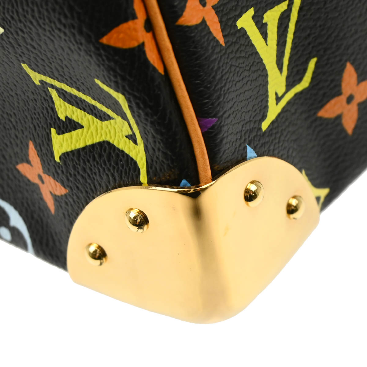 Louis Vuitton 2003 Black Monogram Multicolor Speedy 30 Handbag M92642
