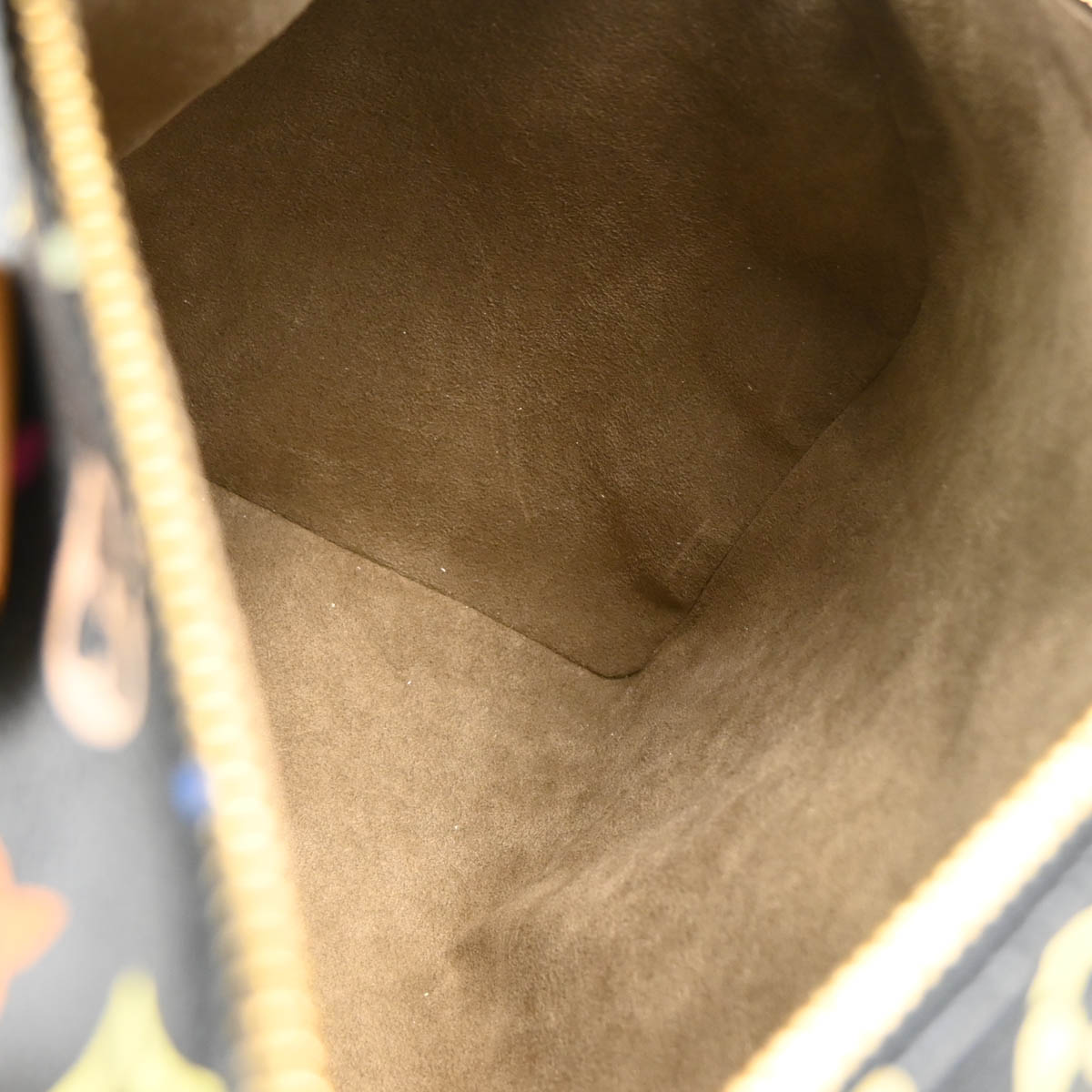 Louis Vuitton 2003 Black Monogram Multicolor Speedy 30 Handbag M92642
