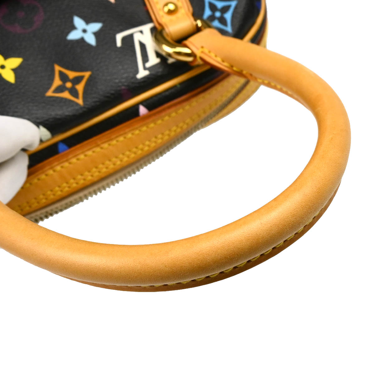 Louis Vuitton 2006 Black Monogram Multicolor Priscilla Handbag M40097