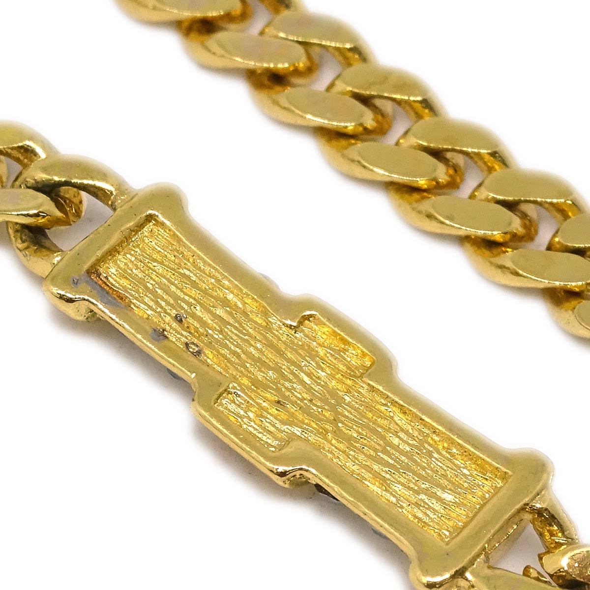 Christian Dior Bracelet Gold Rhinestone