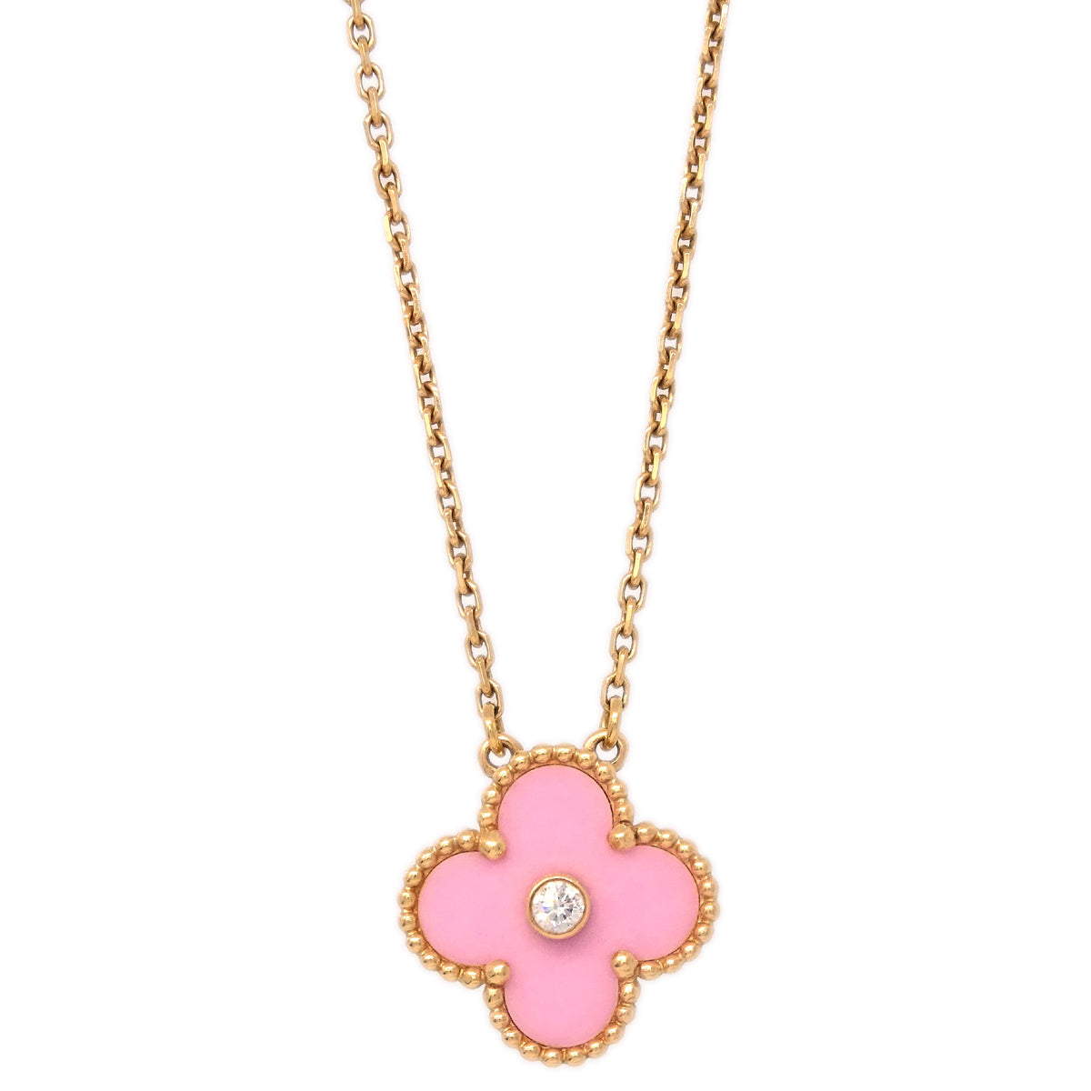 Van Cleef & Arpels Alhambra Pendant Necklace Au750 JE442675