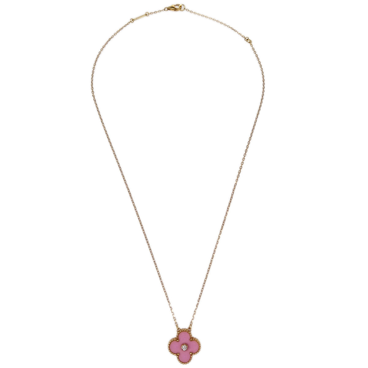 Van Cleef & Arpels Alhambra Pendant Necklace Au750 JE442675
