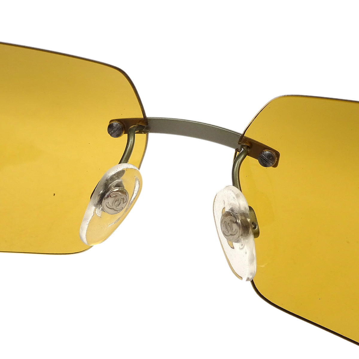 Chanel Sunglasses Eyewear Brown Small Good