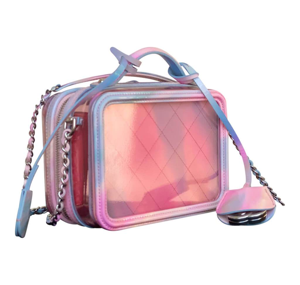 Chanel Multicolor Patent Leather Vanity Case