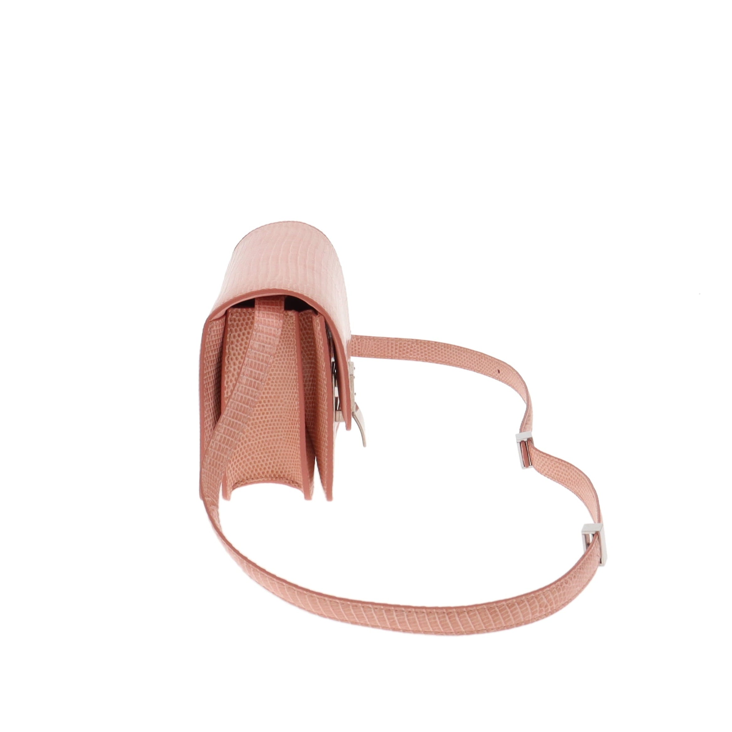 Celine Pink Lizard Small Classic Bag